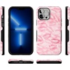 image:imageCasely iPhone 13 Pro Max Case  Sealed with a Kiss  Pink Lipstick  Bold Protective Design  Compatible with MagSafe
