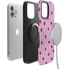 image:imageCasely iPhone 13 Pro Max Case  Very Cherry  Painted Cherries  Bold Protective Design  MagSafe Compatible Design