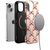 image:imageCasely iPhone 14 Case  All Wrapped Up  Vintage Bows  Bold Protective Design  MagSafe Compatible Design