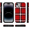 image:imageCasely iPhone 14 Case  As if  Red Plaid  Compatible with MagSafe  Bold Protective Design