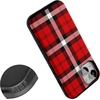 image:imageCasely iPhone 14 Case  As if  Red Plaid  Compatible with MagSafe  Bold Protective Design