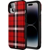 image:imageCasely iPhone 14 Case  As if  Red Plaid  Compatible with MagSafe  Bold Protective Design
