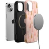 image:imageCasely iPhone 14 Case  Bubblegum Forest  Christmas Tree  Bold Protective Design  MagSafe Compatible Design