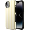 image:imageCasely iPhone 14 Case  Butter Yellow Stripes  Sunday Best  Bold Protective Design  Compatible with MagSafe