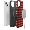 image:imageCasely iPhone 14 Case  Checked Twice  Red Plaid  Bold Protective Design  MagSafe Compatible Design
