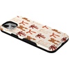 image:imageCasely iPhone 14 Case  Fall Girlie  Pumpkin Spice Bows  Bold Protective Design  MagSafe Compatible Design