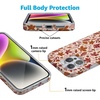 image:imageCasely iPhone 14 Case  Falling for You  Plum Floral  Compatible with MagSafe  Classic Ultra Slim DesignCant Help Falling  Autumn Leaves
