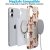 image:imageCasely iPhone 14 Case  Falling for You  Plum Floral  Compatible with MagSafe  Classic Ultra Slim DesignFall Girlie  Pumpkin Spice Bows