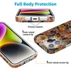image:imageCasely iPhone 14 Case  Falling for You  Plum Floral  Compatible with MagSafe  Classic Ultra Slim DesignFallen Gold  Antique Floral