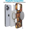 image:imageCasely iPhone 14 Case  Falling for You  Plum Floral  Compatible with MagSafe  Classic Ultra Slim DesignFallen Gold  Antique Floral