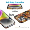 image:imageCasely iPhone 14 Case  Falling for You  Plum Floral  Compatible with MagSafe  Classic Ultra Slim DesignFallen Gold  Antique Floral