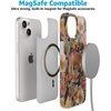 image:imageCasely iPhone 14 Case  Falling for You  Plum Floral  Compatible with MagSafe  Classic Ultra Slim DesignFallen Gold  Antique Floral