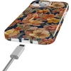 image:imageCasely iPhone 14 Case  Falling for You  Plum Floral  Compatible with MagSafe  Classic Ultra Slim DesignFallen Gold  Antique Floral