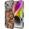 image:imageCasely iPhone 14 Case  Falling for You  Plum Floral  Compatible with MagSafe  Classic Ultra Slim DesignFallen Gold  Antique Floral