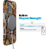 image:imageCasely iPhone 14 Case  Falling for You  Plum Floral  Compatible with MagSafe  Classic Ultra Slim DesignFallen Gold  Antique Floral