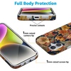 image:imageCasely iPhone 14 Case  Falling for You  Plum Floral  Compatible with MagSafe  Classic Ultra Slim DesignFallen Gold  Antique Floral