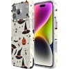 image:imageCasely iPhone 14 Case  Falling for You  Plum Floral  Compatible with MagSafe  Classic Ultra Slim DesignFeeling Witchy  Haunted Halloween