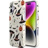 image:imageCasely iPhone 14 Case  Falling for You  Plum Floral  Compatible with MagSafe  Classic Ultra Slim DesignFeeling Witchy  Haunted Halloween