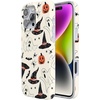 image:imageCasely iPhone 14 Case  Falling for You  Plum Floral  Compatible with MagSafe  Classic Ultra Slim DesignFeeling Witchy  Haunted Halloween
