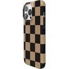 image:imageCasely iPhone 14 Case  Falling for You  Plum Floral  Compatible with MagSafe  Classic Ultra Slim DesignFit Check  Black  Brown Checkerboard