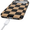 image:imageCasely iPhone 14 Case  Falling for You  Plum Floral  Compatible with MagSafe  Classic Ultra Slim DesignFit Check  Black  Brown Checkerboard