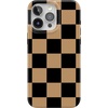 image:imageCasely iPhone 14 Case  Falling for You  Plum Floral  Compatible with MagSafe  Classic Ultra Slim DesignFit Check  Black  Brown Checkerboard
