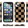 image:imageCasely iPhone 14 Case  Falling for You  Plum Floral  Compatible with MagSafe  Classic Ultra Slim DesignFit Check  Black  Brown Checkerboard