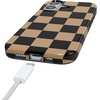 image:imageCasely iPhone 14 Case  Falling for You  Plum Floral  Compatible with MagSafe  Classic Ultra Slim DesignFit Check  Black  Brown Checkerboard