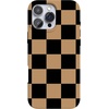 image:imageCasely iPhone 14 Case  Falling for You  Plum Floral  Compatible with MagSafe  Classic Ultra Slim DesignFit Check  Black  Brown Checkerboard