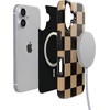 image:imageCasely iPhone 14 Case  Falling for You  Plum Floral  Compatible with MagSafe  Classic Ultra Slim DesignFit Check  Black  Brown Checkerboard