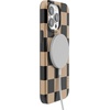 image:imageCasely iPhone 14 Case  Falling for You  Plum Floral  Compatible with MagSafe  Classic Ultra Slim DesignFit Check  Black  Brown Checkerboard