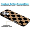 image:imageCasely iPhone 14 Case  Falling for You  Plum Floral  Compatible with MagSafe  Classic Ultra Slim DesignFit Check  Black  Brown Checkerboard