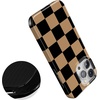 image:imageCasely iPhone 14 Case  Falling for You  Plum Floral  Compatible with MagSafe  Classic Ultra Slim DesignFit Check  Black  Brown Checkerboard
