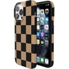image:imageCasely iPhone 14 Case  Falling for You  Plum Floral  Compatible with MagSafe  Classic Ultra Slim DesignFit Check  Black  Brown Checkerboard