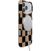image:imageCasely iPhone 14 Case  Falling for You  Plum Floral  Compatible with MagSafe  Classic Ultra Slim DesignFit Check  Black  Brown Checkerboard