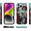 image:imageCasely iPhone 14 Case  Falling for You  Plum Floral  Compatible with MagSafe  Classic Ultra Slim DesignForever Grateful  Grateful Dead Skeleton Floral