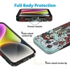 image:imageCasely iPhone 14 Case  Falling for You  Plum Floral  Compatible with MagSafe  Classic Ultra Slim DesignForever Grateful  Grateful Dead Skeleton Floral