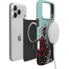 image:imageCasely iPhone 14 Case  Falling for You  Plum Floral  Compatible with MagSafe  Classic Ultra Slim DesignForever Grateful  Grateful Dead Skeleton Floral