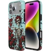 image:imageCasely iPhone 14 Case  Falling for You  Plum Floral  Compatible with MagSafe  Classic Ultra Slim DesignForever Grateful  Grateful Dead Skeleton Floral