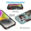 image:imageCasely iPhone 14 Case  Falling for You  Plum Floral  Compatible with MagSafe  Classic Ultra Slim DesignForever Grateful  Grateful Dead Skeleton Floral