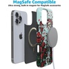 image:imageCasely iPhone 14 Case  Falling for You  Plum Floral  Compatible with MagSafe  Classic Ultra Slim DesignForever Grateful  Grateful Dead Skeleton Floral