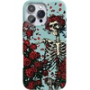 image:imageCasely iPhone 14 Case  Falling for You  Plum Floral  Compatible with MagSafe  Classic Ultra Slim DesignForever Grateful  Grateful Dead Skeleton Floral