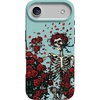 image:imageCasely iPhone 14 Case  Falling for You  Plum Floral  Compatible with MagSafe  Classic Ultra Slim DesignForever Grateful  Grateful Dead Skeleton Floral