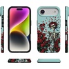 image:imageCasely iPhone 14 Case  Falling for You  Plum Floral  Compatible with MagSafe  Classic Ultra Slim DesignForever Grateful  Grateful Dead Skeleton Floral