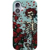 image:imageCasely iPhone 14 Case  Falling for You  Plum Floral  Compatible with MagSafe  Classic Ultra Slim DesignForever Grateful  Grateful Dead Skeleton Floral