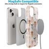 image:imageCasely iPhone 14 Case  Falling for You  Plum Floral  Compatible with MagSafe  Classic Ultra Slim DesignGourdy Girlie  Harvest Bows