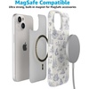 image:imageCasely iPhone 14 Case  Falling for You  Plum Floral  Compatible with MagSafe  Classic Ultra Slim DesignGraveyard Gathering  Skeleton Picnic