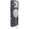 image:imageCasely iPhone 14 Case  Falling for You  Plum Floral  Compatible with MagSafe  Classic Ultra Slim DesignHarlequin Midnight Diamond  Black and Purple