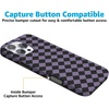 image:imageCasely iPhone 14 Case  Falling for You  Plum Floral  Compatible with MagSafe  Classic Ultra Slim DesignHarlequin Midnight Diamond  Black and Purple