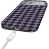 image:imageCasely iPhone 14 Case  Falling for You  Plum Floral  Compatible with MagSafe  Classic Ultra Slim DesignHarlequin Midnight Diamond  Black and Purple